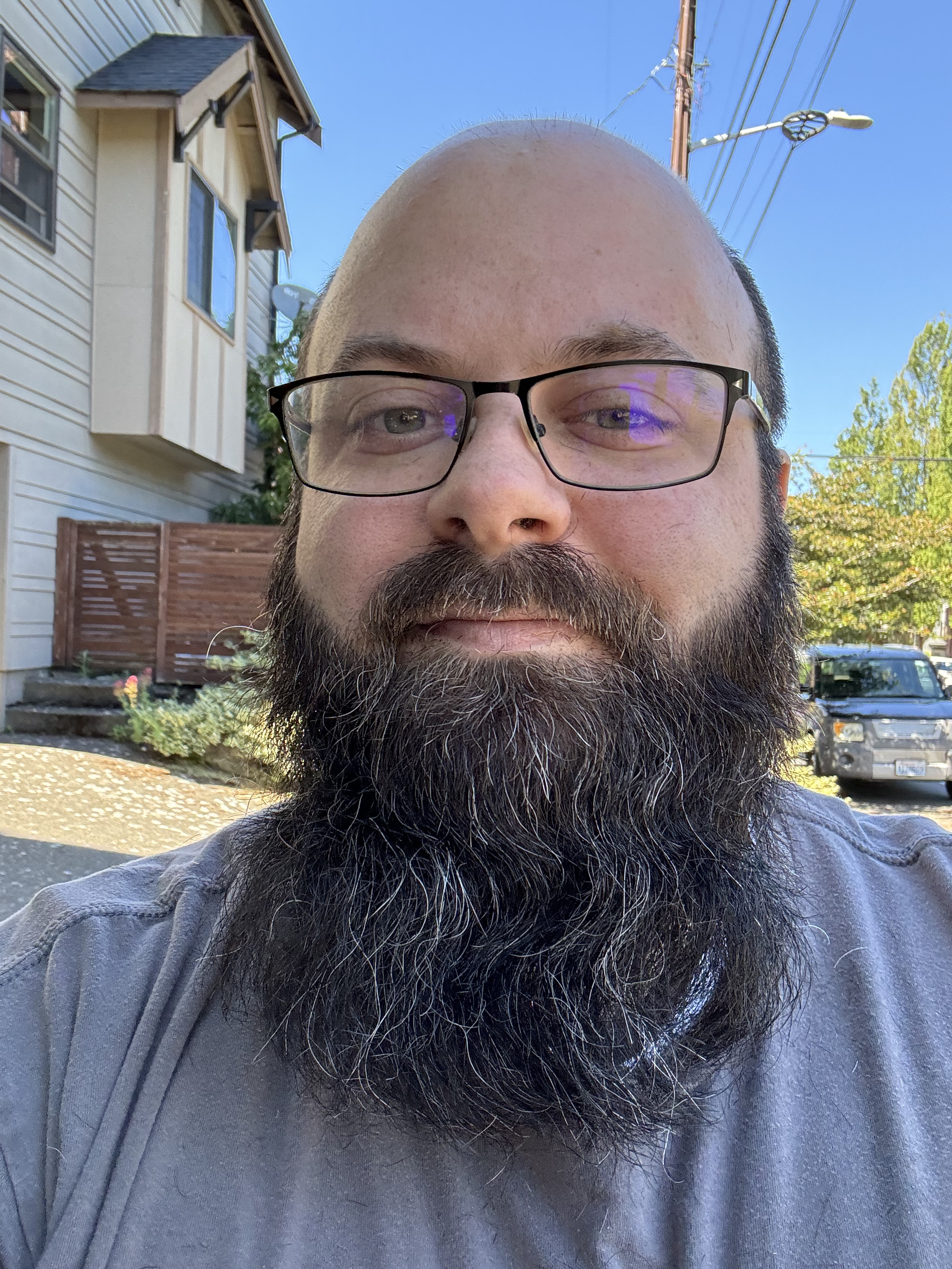 A portrait of the site author